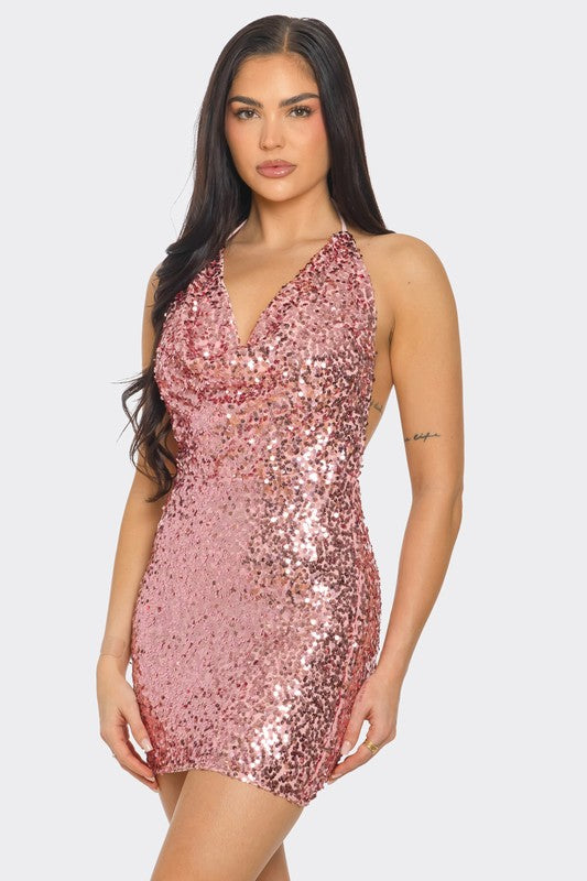 Flirty Sequin Dress