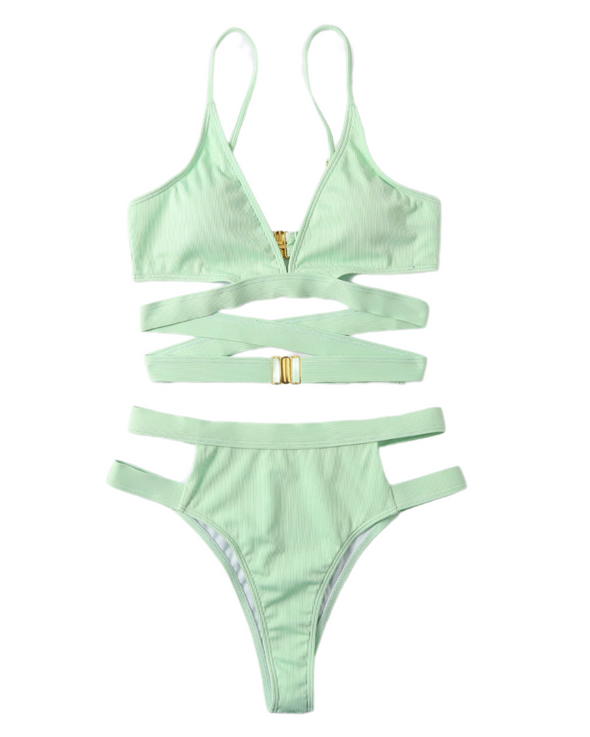 Mint Strap Bikini - Slay the Style