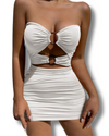 Mini White Ring Dress - Slay the Style